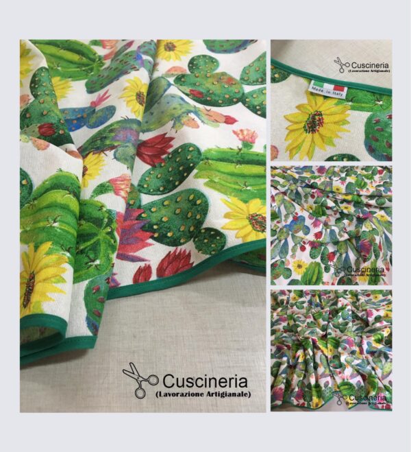 Tovaglia  Da Tavola Fantasia Cactus 140 x 240 cm