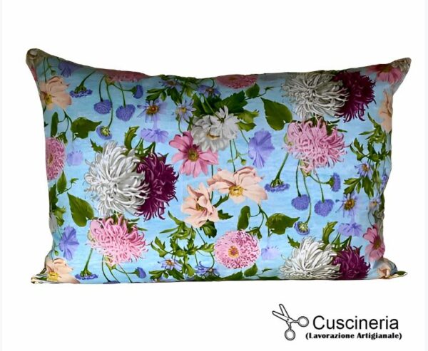 Cuscino Rettangolare Fantasia Maioliche  45x67cm