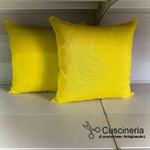 Cuscino Unico Fondo 50x50 cm Giallo Forforescente