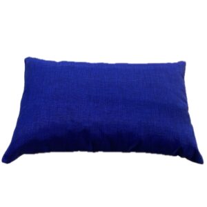 Cuscino Rettangolare Blu Elettrico Cotone 45x67 cm