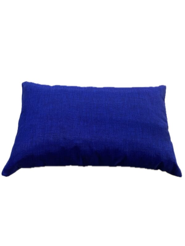 Cuscino Rettangolare Blu Elettrico Cotone 45x67 cm
