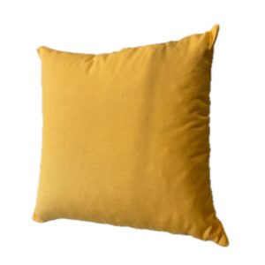 Cuscino Unico Fondo 50x50 cm Giallo Ocra Tessuto Esteril