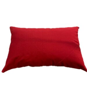 Cuscino Rettangolare Rosso Cotone 45x67 cm