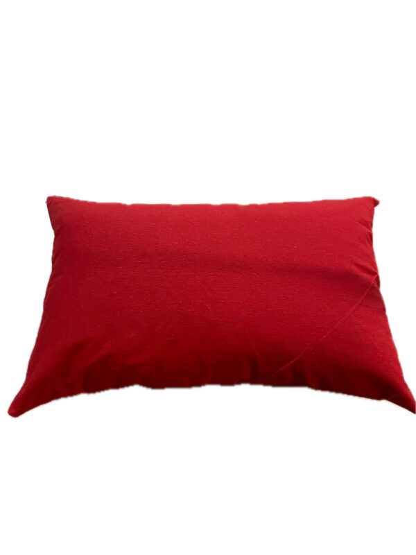 Cuscino Rettangolare Rosso Cotone 45x67 cm