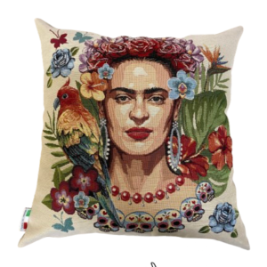 Cuscino  in Gobbelin  Frida Kahlo variante 3 , 50x50 cm