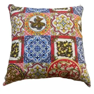 Cuscino 45x45 cm  Maioliche Blu