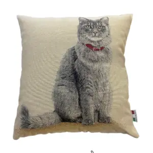 Cuscino  in Gobbelin Gatto 50x50 cm