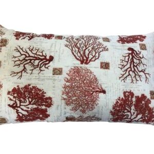 Cuscino Rettangolare Fantasia Coralli  45x67cm