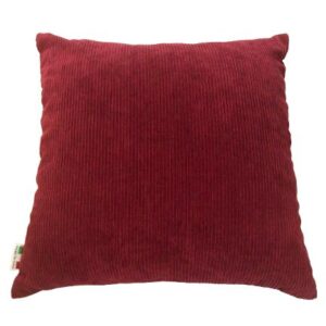 Cuscino in Velluto A Coste Bordoux 50x50 cm
