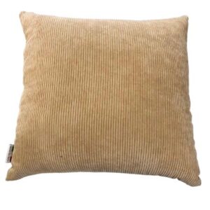 Cuscino in Velluto A Coste Biscotto 50x50 cm