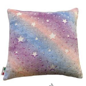 Cuscino In Pile Fantasia Stella (Si illumina al buio ) 45x45cm