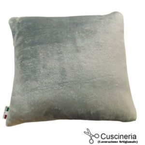 Cuscino In Pile Grigio 45x45cm