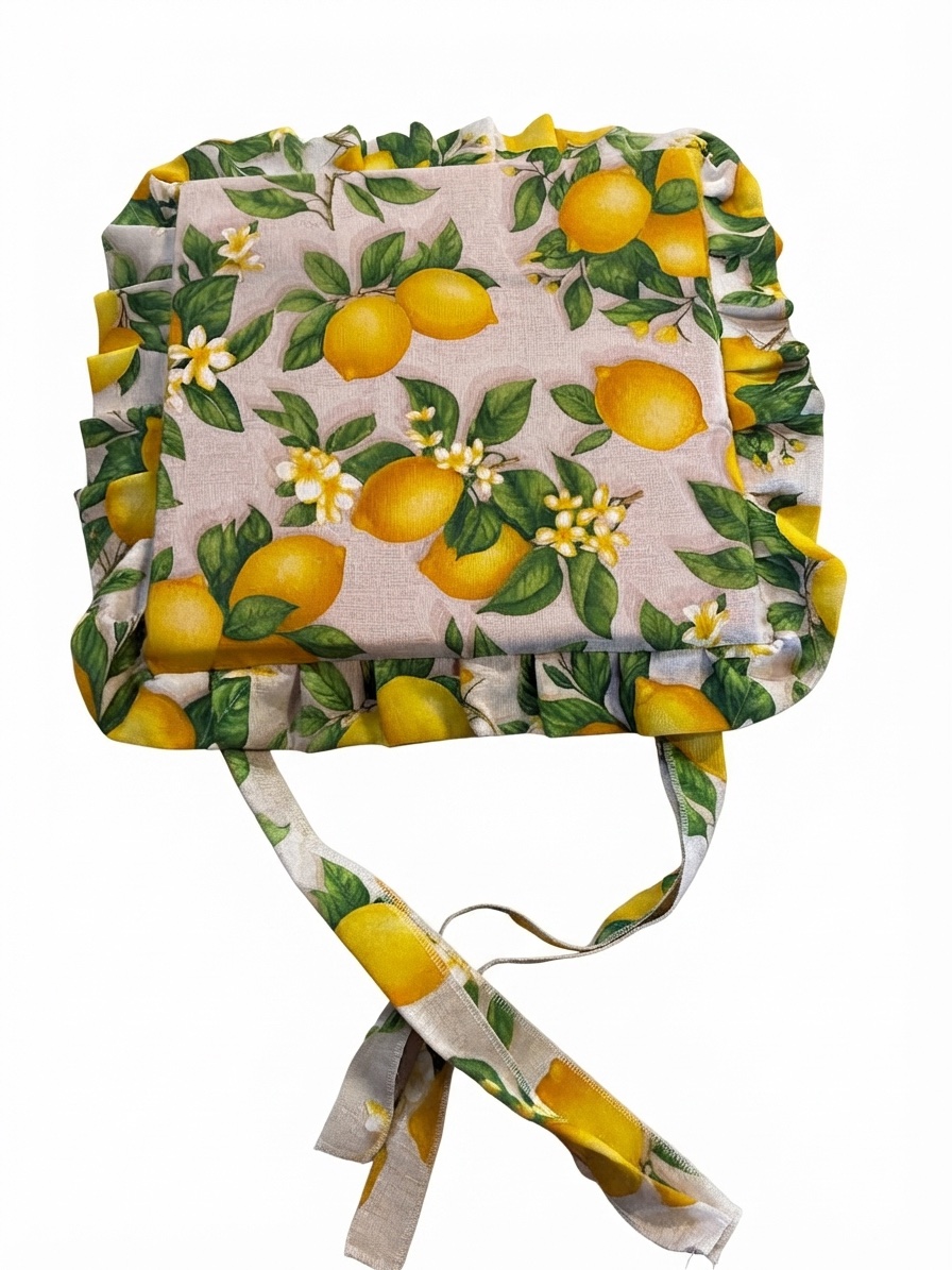 6 Cuscini Per Sedia Fantasia limoni 40 x 40 cm - immagine 2